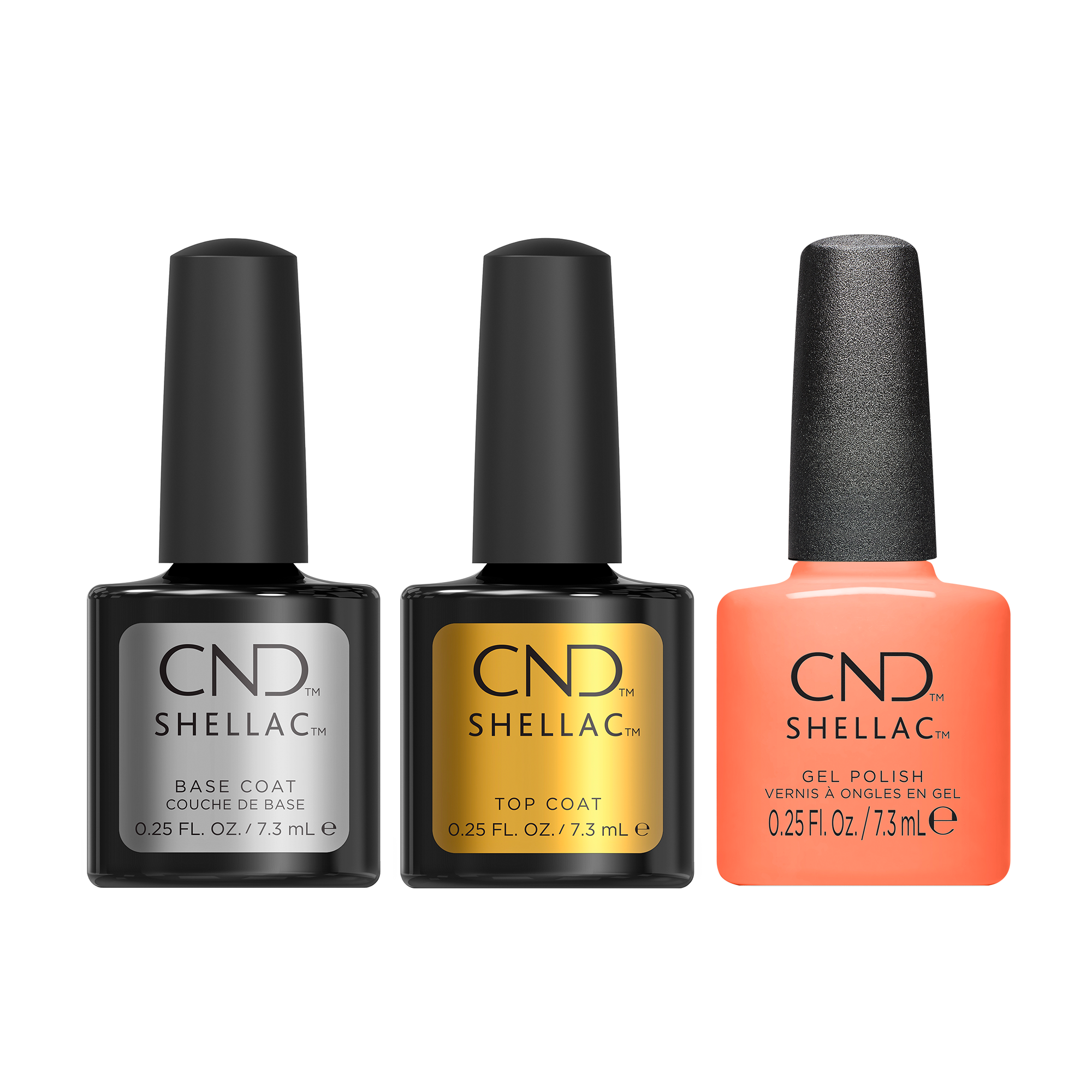 CND - Shellac Combo - Base, Top & Silky Sienna - Gel Polish - Nail Polish at Beyond Polish