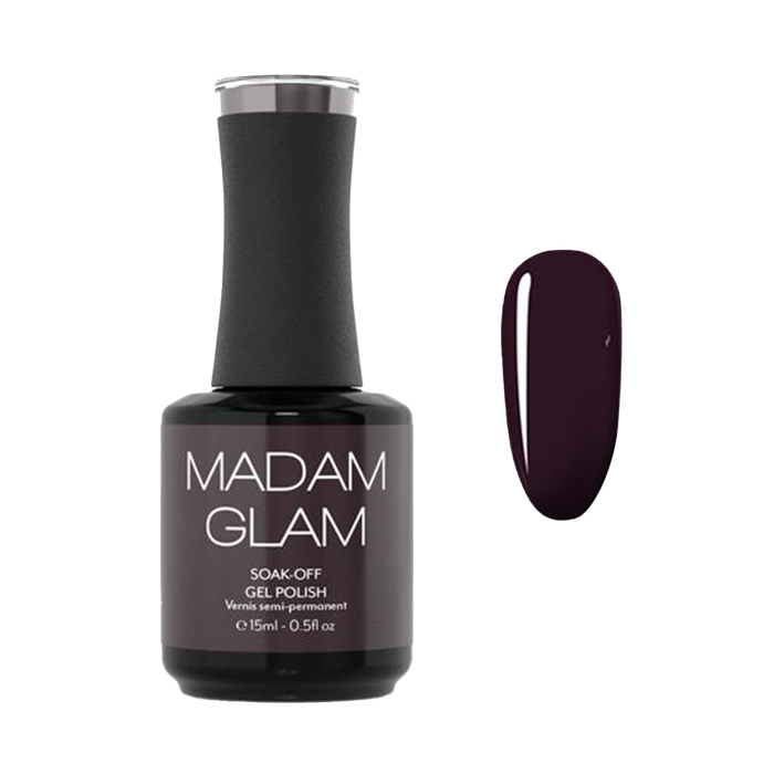 Madam Glam - Deep Dark Purple - Gel Polish - Nail Polish at Beyond Polish