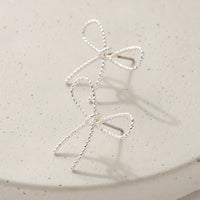Ribbon Bow Stud Earrings - Earrings - Nail Polish at Beyond Polish