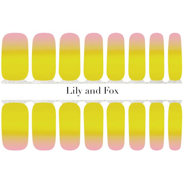 Lily and Fox - Nail Wrap - Pink Lemonade - Nail Wrap - Nail Polish at Beyond Polish