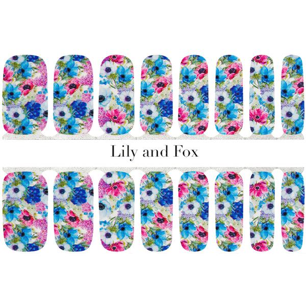 Lily and Fox - Nail Wrap - Watercolor Blossom - Nail Wrap - Nail Polish at Beyond Polish