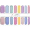 Lily And Fox - Nail Wrap - Pastel Rainbows - Nail Wrap - Nail Polish at Beyond Polish