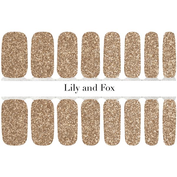 Lily And Fox - Nail Wrap - Champagne On Ice - Nail Wrap - Nail Polish at Beyond Polish