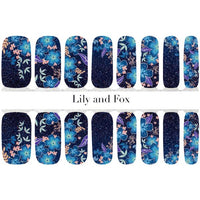 Lily And Fox - Nail Wrap - Midnight Hibiscus - Nail Wrap - Nail Polish at Beyond Polish