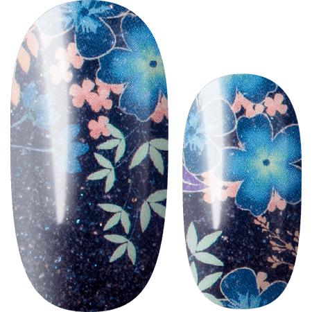 Lily And Fox - Nail Wrap - Midnight Hibiscus - Nail Wrap - Nail Polish at Beyond Polish