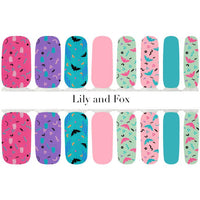 Lily And Fox - Nail Wrap - Totally Batty - Nail Wrap - Nail Polish at Beyond Polish