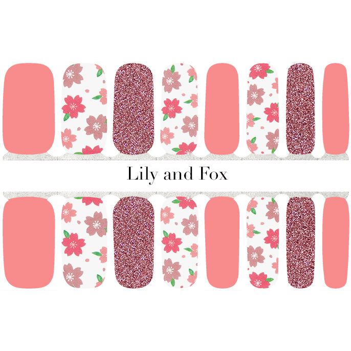 Lily And Fox - Nail Wrap - Blushing Blooms - Nail Wrap - Nail Polish at Beyond Polish