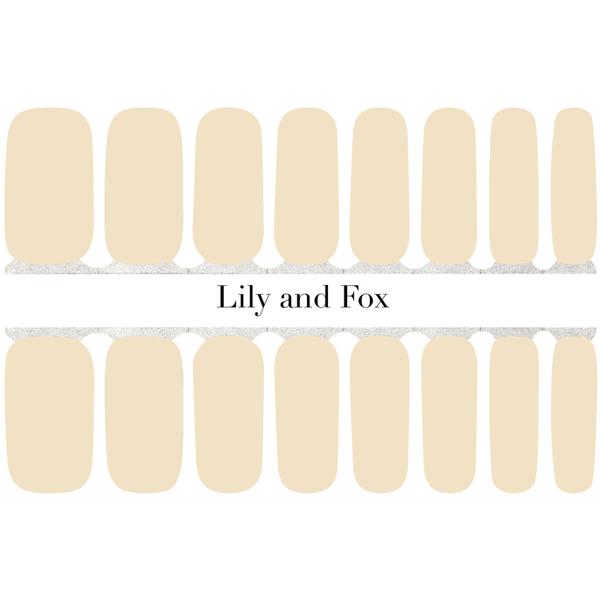 Lily And Fox - Nail Wrap - Beige Baby - Nail Wrap - Nail Polish at Beyond Polish