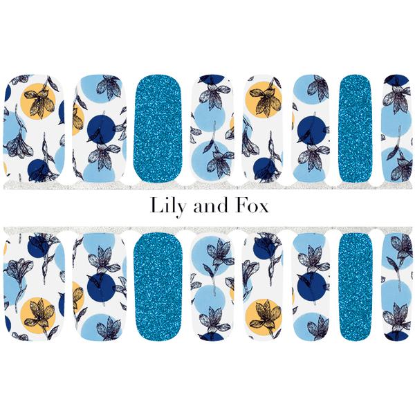 Lily And Fox - Nail Wrap - Something Blue - Nail Wrap - Nail Polish at Beyond Polish