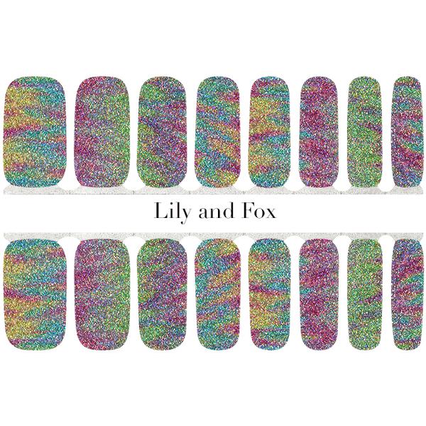 Lily And Fox - Nail Wrap - Good Vibrations - Nail Wrap - Nail Polish at Beyond Polish