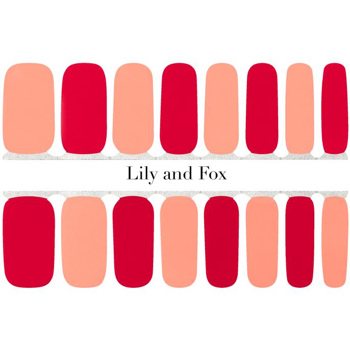 Lily and Fox - Nail Wrap - Strawberry Shortcake - Nail Wrap - Nail Polish at Beyond Polish