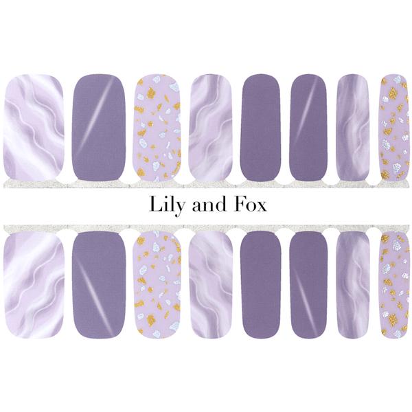 Lily And Fox - Nail Wrap - I Like To Mauve It - Nail Wrap - Nail Polish at Beyond Polish