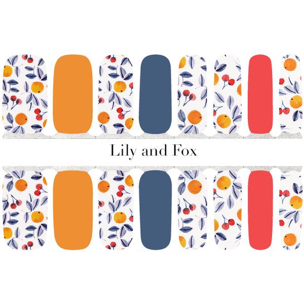Lily And Fox - Nail Wrap - Squeeze The Day - Nail Wrap - Nail Polish at Beyond Polish