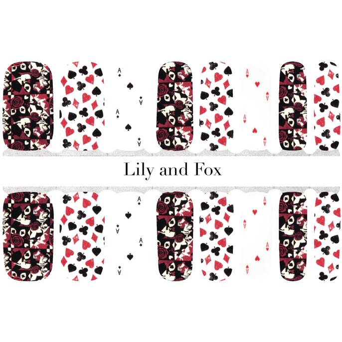 Lily And Fox - Nail Wrap - House Of Cards - Nail Wrap - Nail Polish at Beyond Polish