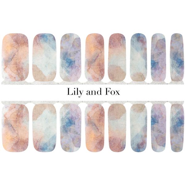 Lily And Fox - Nail Wrap - Watercolor Nebula - Nail Wrap - Nail Polish at Beyond Polish