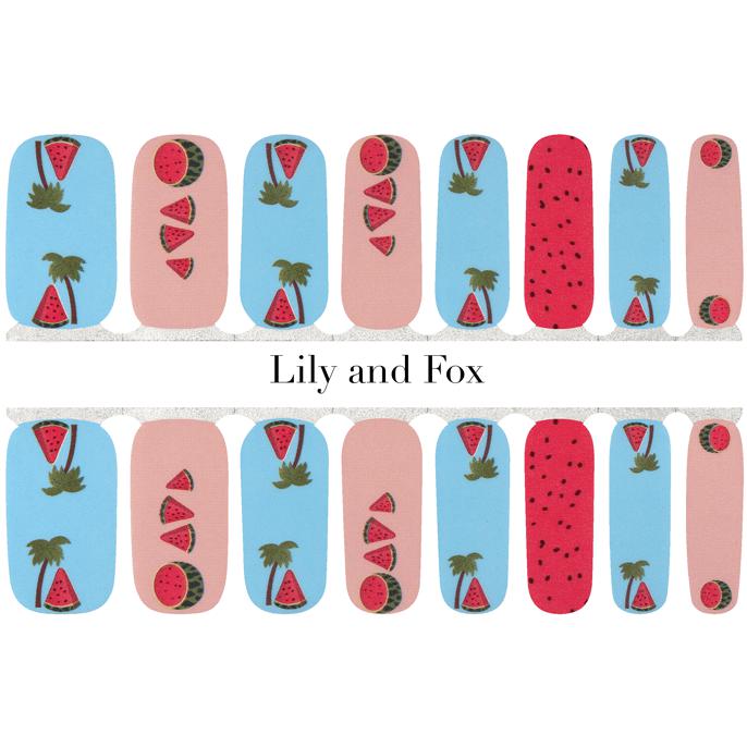 Lily And Fox - Nail Wrap - Mellonnaire Maddness - Nail Wrap - Nail Polish at Beyond Polish