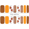 Lily And Fox - Nail Wrap - Let's Give Em Pumpkin To Talk About - Nail Wrap - Nail Polish at Beyond Polish