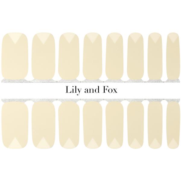 Lily and Fox - Nail Wrap - Oh So Vanilla - Nail Wrap - Nail Polish at Beyond Polish
