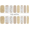 Lily And Fox - Nail Wrap - Golden Glamour - Nail Wrap - Nail Polish at Beyond Polish