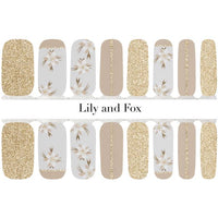 Lily And Fox - Nail Wrap - Golden Glamour - Nail Wrap - Nail Polish at Beyond Polish