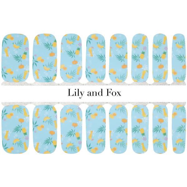 Lily And Fox - Nail Wrap - Tropic Like It’s Hot - Nail Wrap - Nail Polish at Beyond Polish