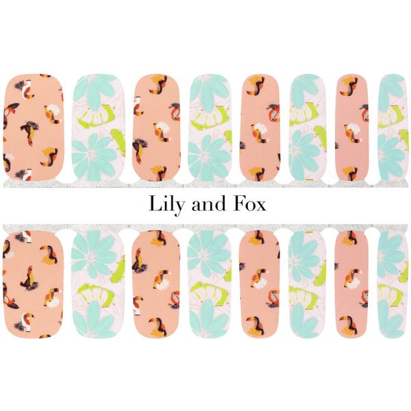 Lily and Fox - Nail Wrap - Tropical Paradise - Nail Wrap - Nail Polish at Beyond Polish