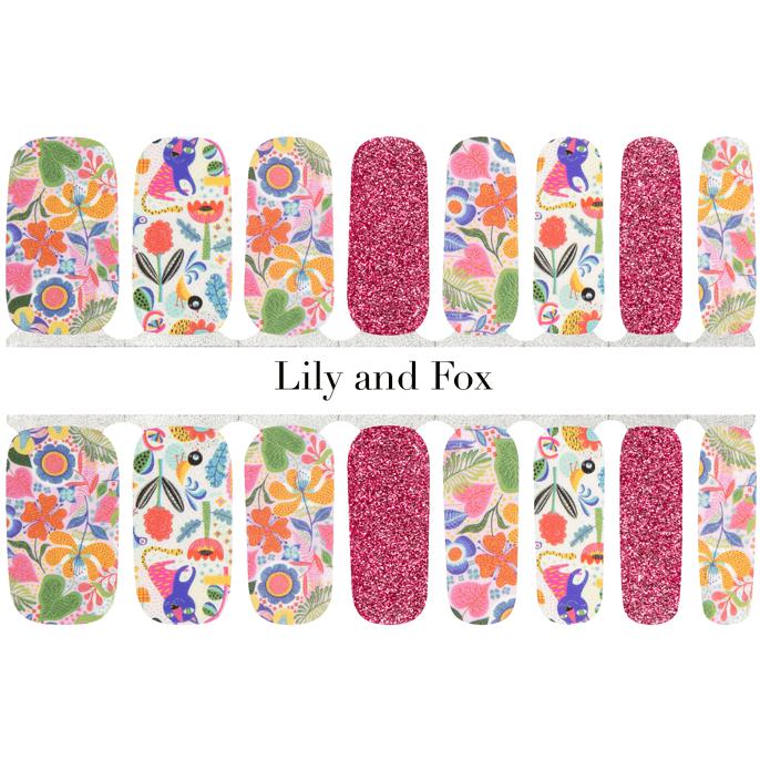 Lily And Fox - Nail Wrap - Fun In The Sun - Nail Wrap - Nail Polish at Beyond Polish