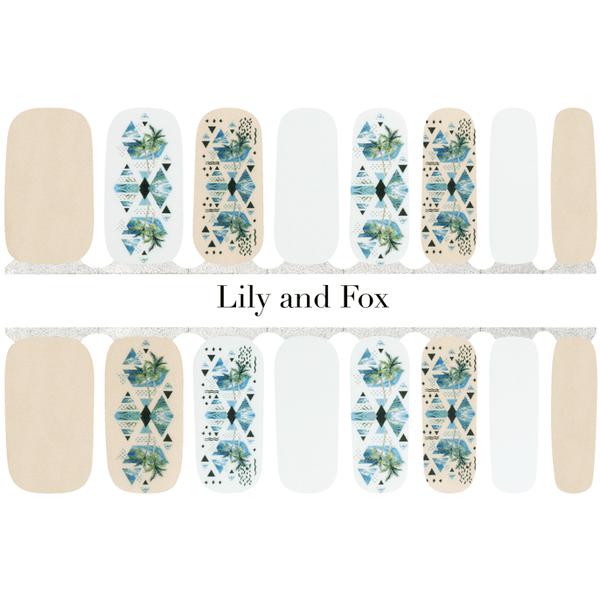 Lily and Fox - Nail Wrap - Escape To Paradise - Nail Wrap - Nail Polish at Beyond Polish