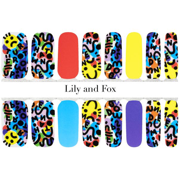 Lily and Fox - Nail Wrap - No Bad Vibes - Nail Wrap - Nail Polish at Beyond Polish