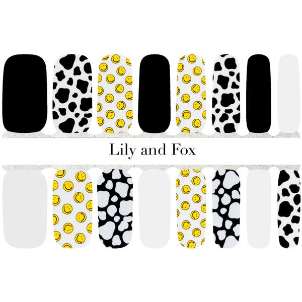 Lily and Fox - Nail Wrap - Moo Like Jagger - Nail Wrap - Nail Polish at Beyond Polish