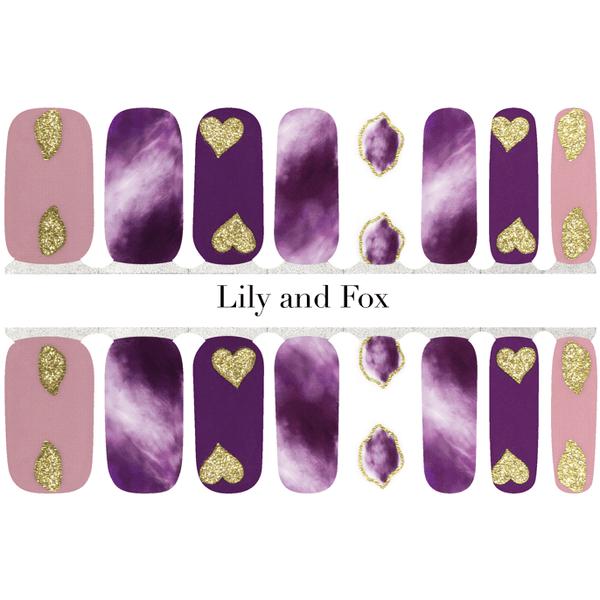 Lily and Fox - Nail Wrap - Purple Haze - Nail Wrap - Nail Polish at Beyond Polish