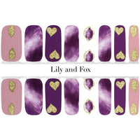 Lily and Fox - Nail Wrap - Purple Haze - Nail Wrap - Nail Polish at Beyond Polish