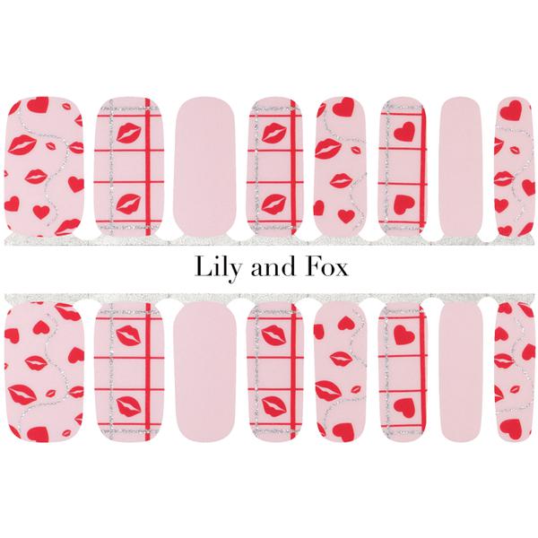 Lily And Fox - Nail Wrap - Kiss Me - Nail Wrap - Nail Polish at Beyond Polish