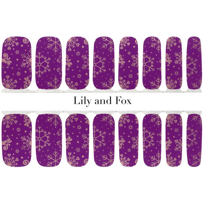 Lily And Fox - Nail Wrap - Sugar Plum Fairy - Nail Wrap - Nail Polish at Beyond Polish