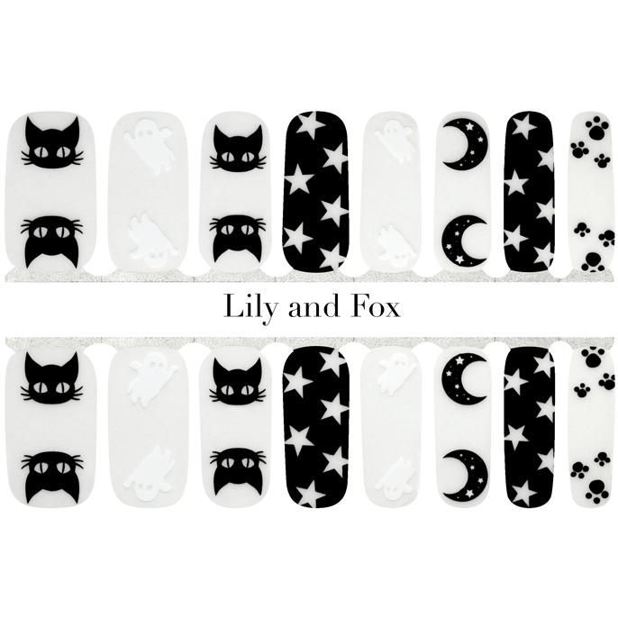 Lily And Fox - Nail Wrap - Scare-dy Cat - Nail Wrap - Nail Polish at Beyond Polish