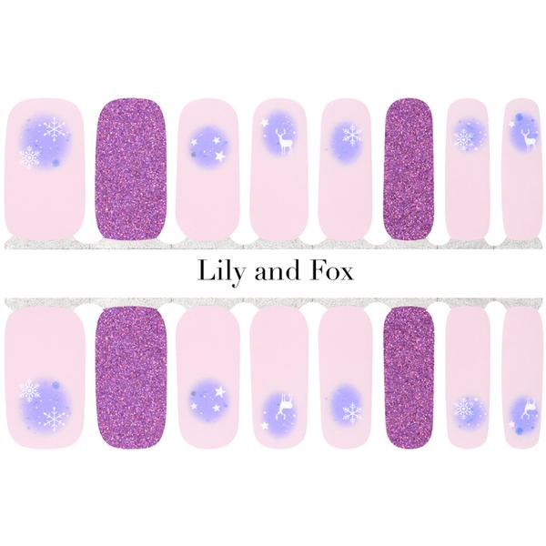 Lily And Fox - Nail Wrap - Berry Merry Christmas! - Nail Wrap - Nail Polish at Beyond Polish