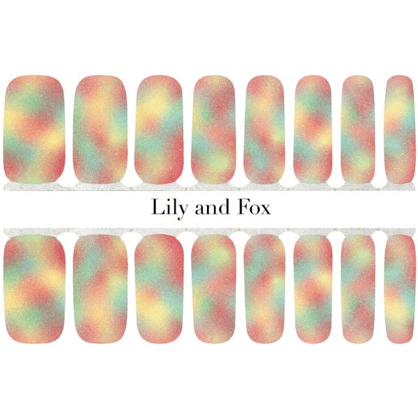 Lily And Fox - Nail Wrap - Fruity Haze - Nail Wrap - Nail Polish at Beyond Polish