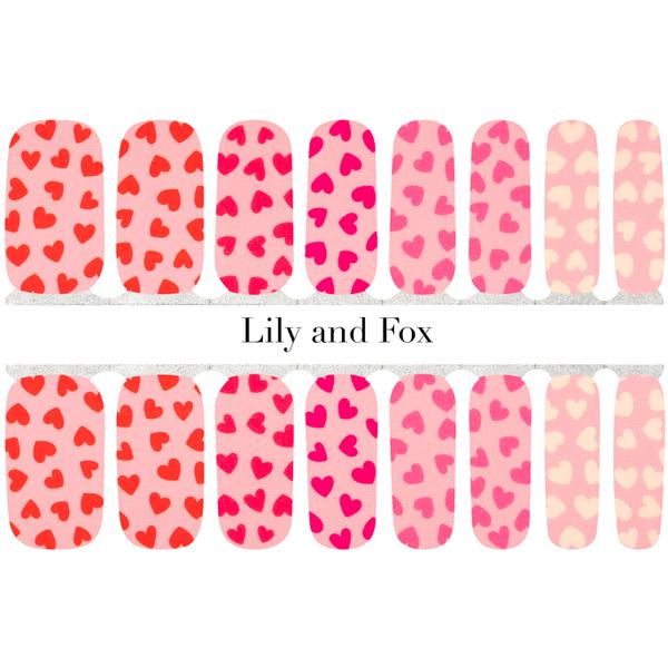 Lily And Fox - Nail Wrap - My Forever Valentine - Nail Wrap - Nail Polish at Beyond Polish