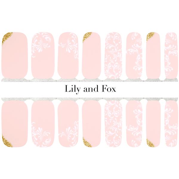 Lily and Fox - Nail Wrap - Blushing Bride - Nail Wrap - Nail Polish at Beyond Polish