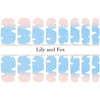 Lily and Fox - Nail Wrap - Marshmellow Clouds - Nail Wrap - Nail Polish at Beyond Polish