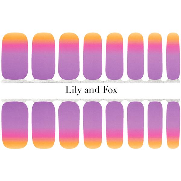 Lily and Fox - Nail Wrap - Tropical Sunset - Nail Wrap - Nail Polish at Beyond Polish