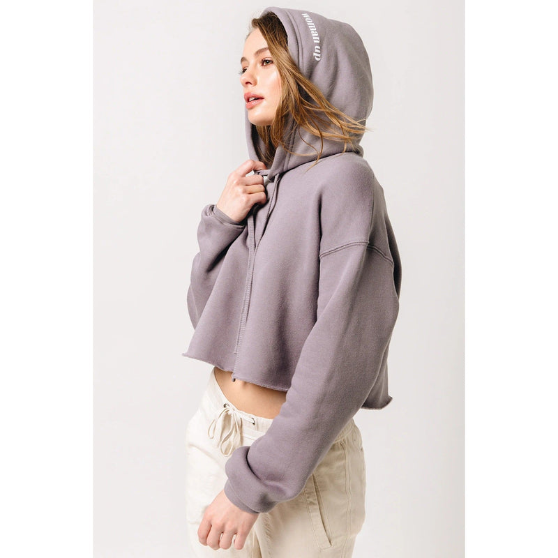Woman Up Cropped Hoodie - Clothing - Nail Polish at Beyond Polish