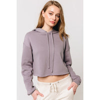 Woman Up Cropped Hoodie - Clothing - Nail Polish at Beyond Polish