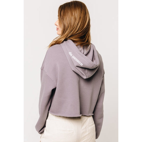 Woman Up Cropped Hoodie - Clothing - Nail Polish at Beyond Polish