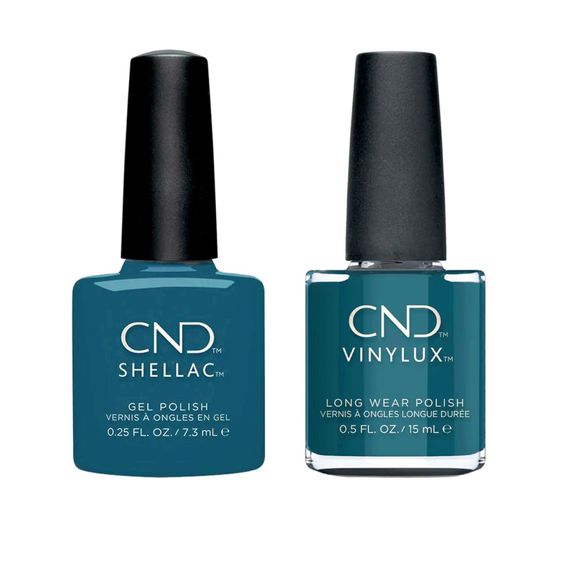 CND - Shellac & Vinylux Combo - Teal Time - Gel & Lacquer Polish - Nail Polish at Beyond Polish