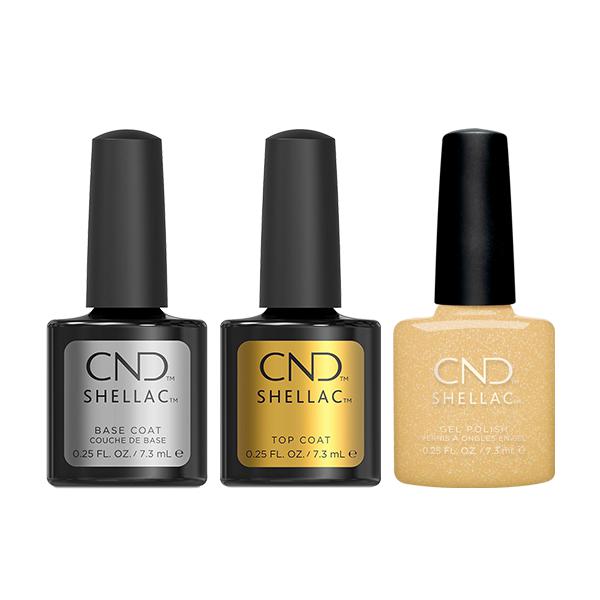 CND - Shellac Combo - Base, Top & Seeing Citrine - Gel Polish - Nail Polish at Beyond Polish