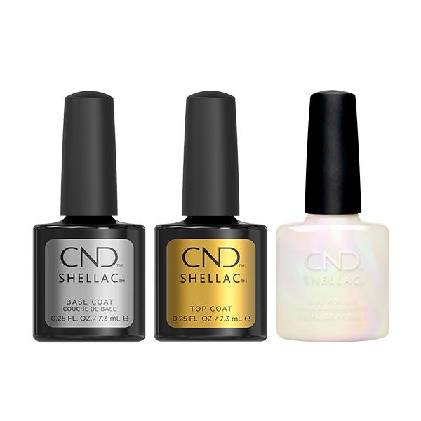 CND - Shellac Combo - Base, Top & Keep An Opal Mind - Gel Polish - Nail Polish at Beyond Polish