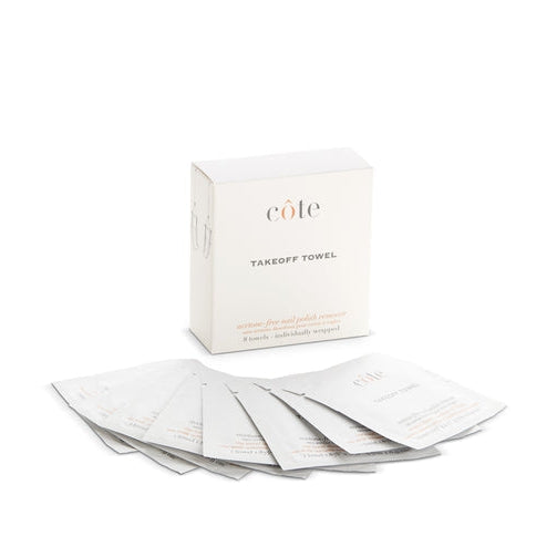 Cote - Nail Tool - Takeoff Towels Non-Acetone Nail Polish Remover 8 ct - Manicure & Pedicure Tools - Nail Polish at Beyond Polish