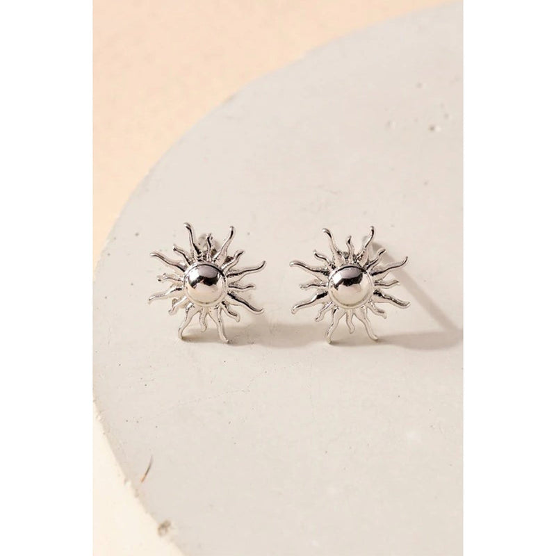 Sun Stud Earrings - Earrings - Nail Polish at Beyond Polish