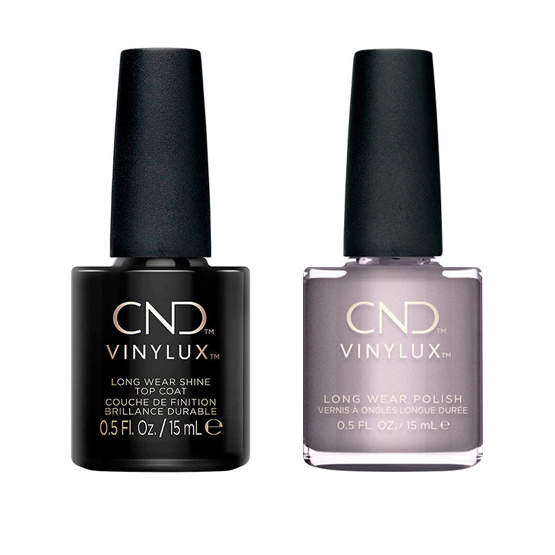 CND - Vinylux Topcoat & Steel Kisses 0.5 oz - #418 - Nail Lacquer - Nail Polish at Beyond Polish